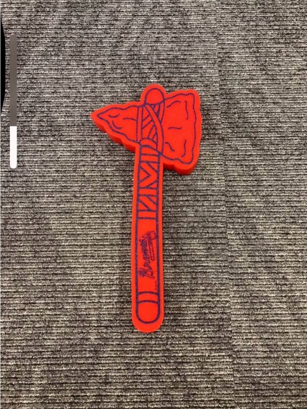 Throwback Atlanta Braves Red Foam Foam Tomahawk